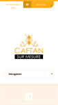 Mobile Screenshot of caftansurmesure.com